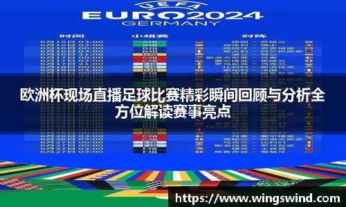 欧洲杯现场直播足球比赛精彩瞬间回顾与分析全方位解读赛事亮点